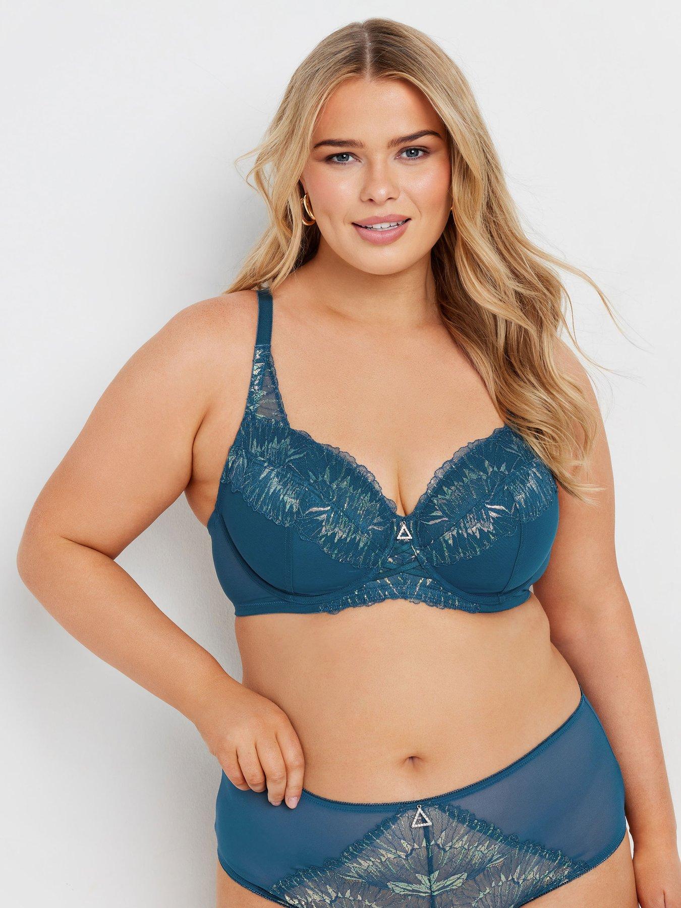 undefined Curve Iridescent Lace Underwired Bra