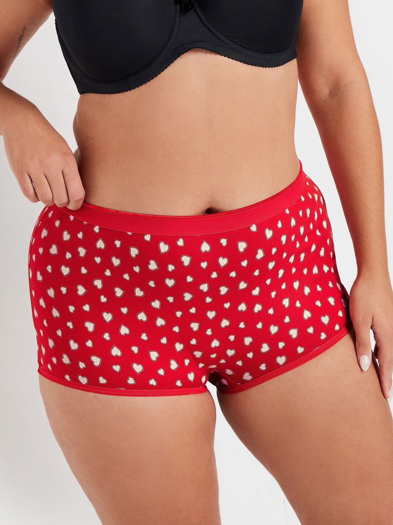 Image 2 of 3 of Yours Curve 5 Pack Stretch Short - Multi