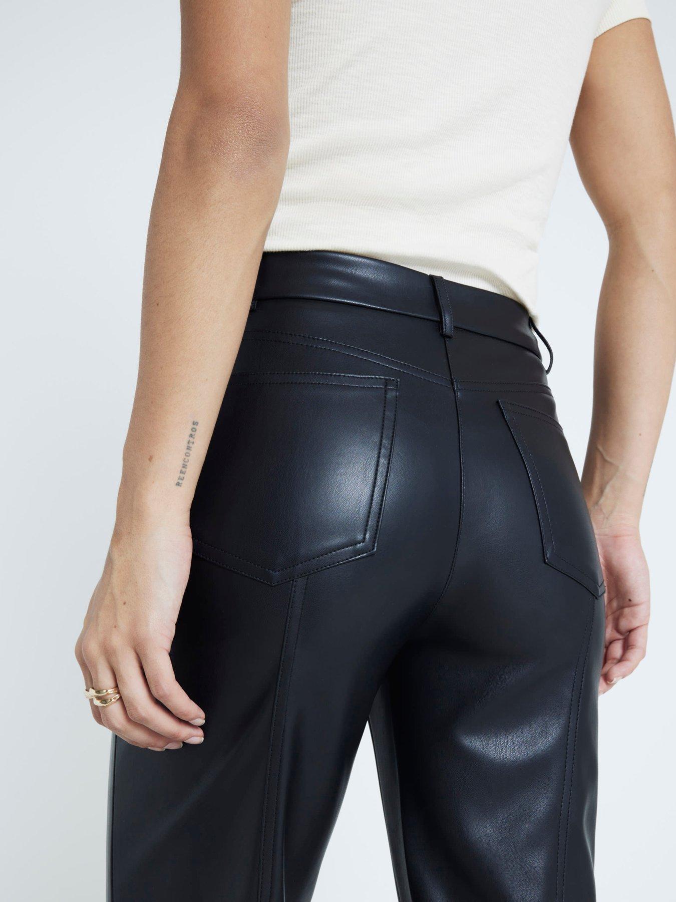 Image 2 of 6 of River Island Cigarette Trouser - Black