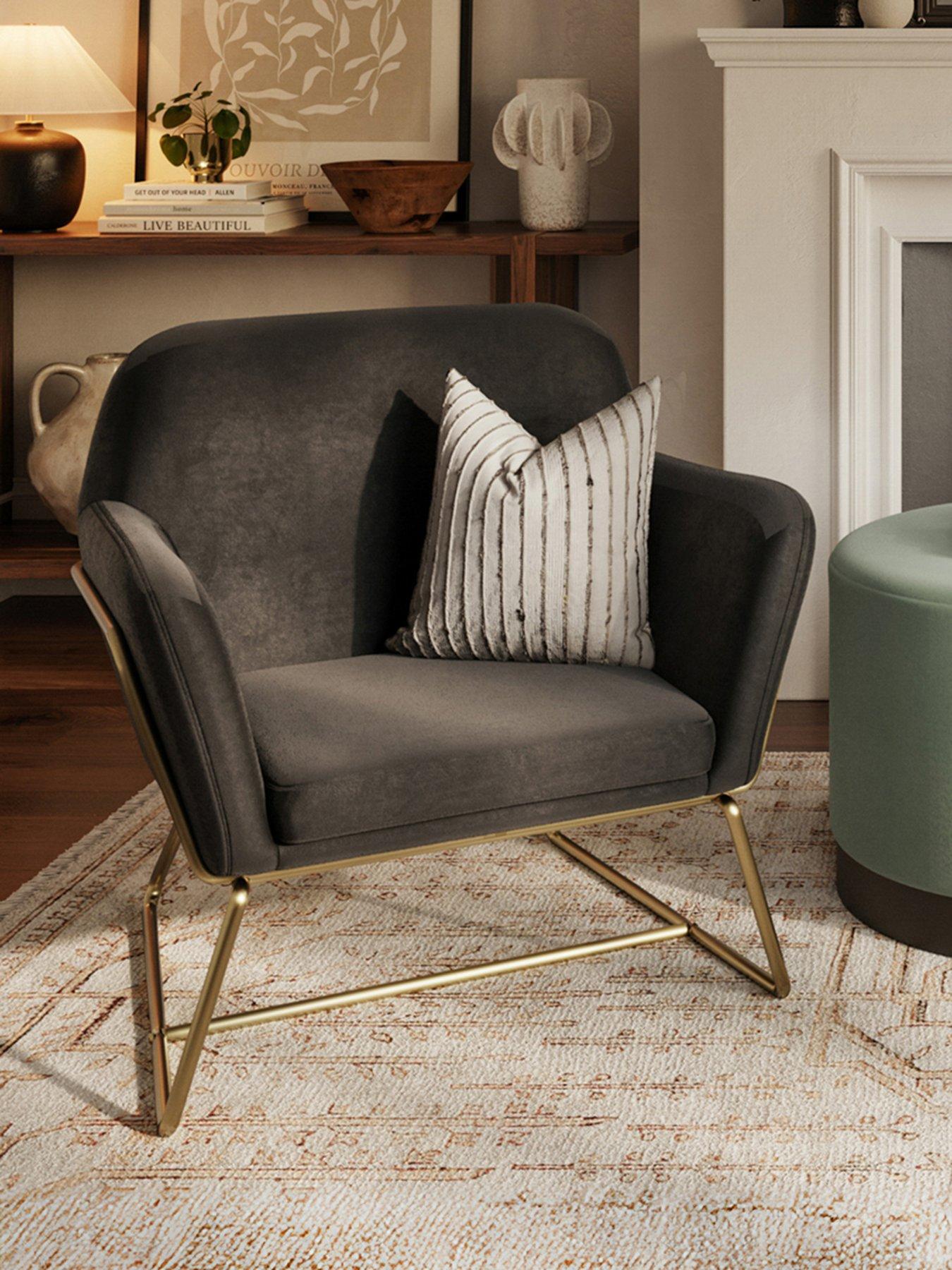 undefined Charles Armchair Black
