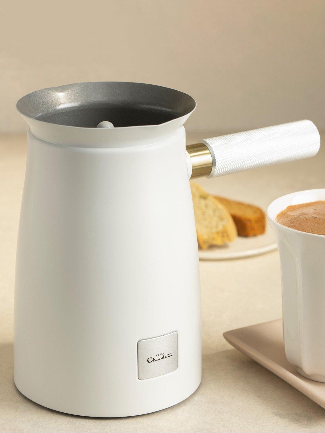 Hotel Chocolat VELVETISER 限定WHITE 新品・未使用 Hotel Chocolat Velvetiser & 2x Podcups, White