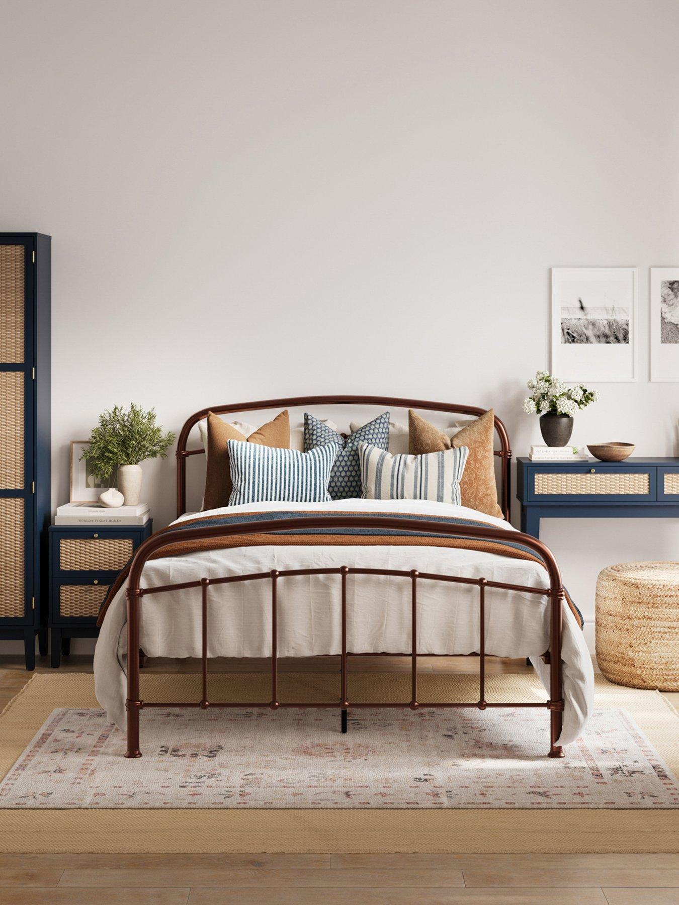 Product photograph of Lpd Home Halston Bed - Double from very.co.uk