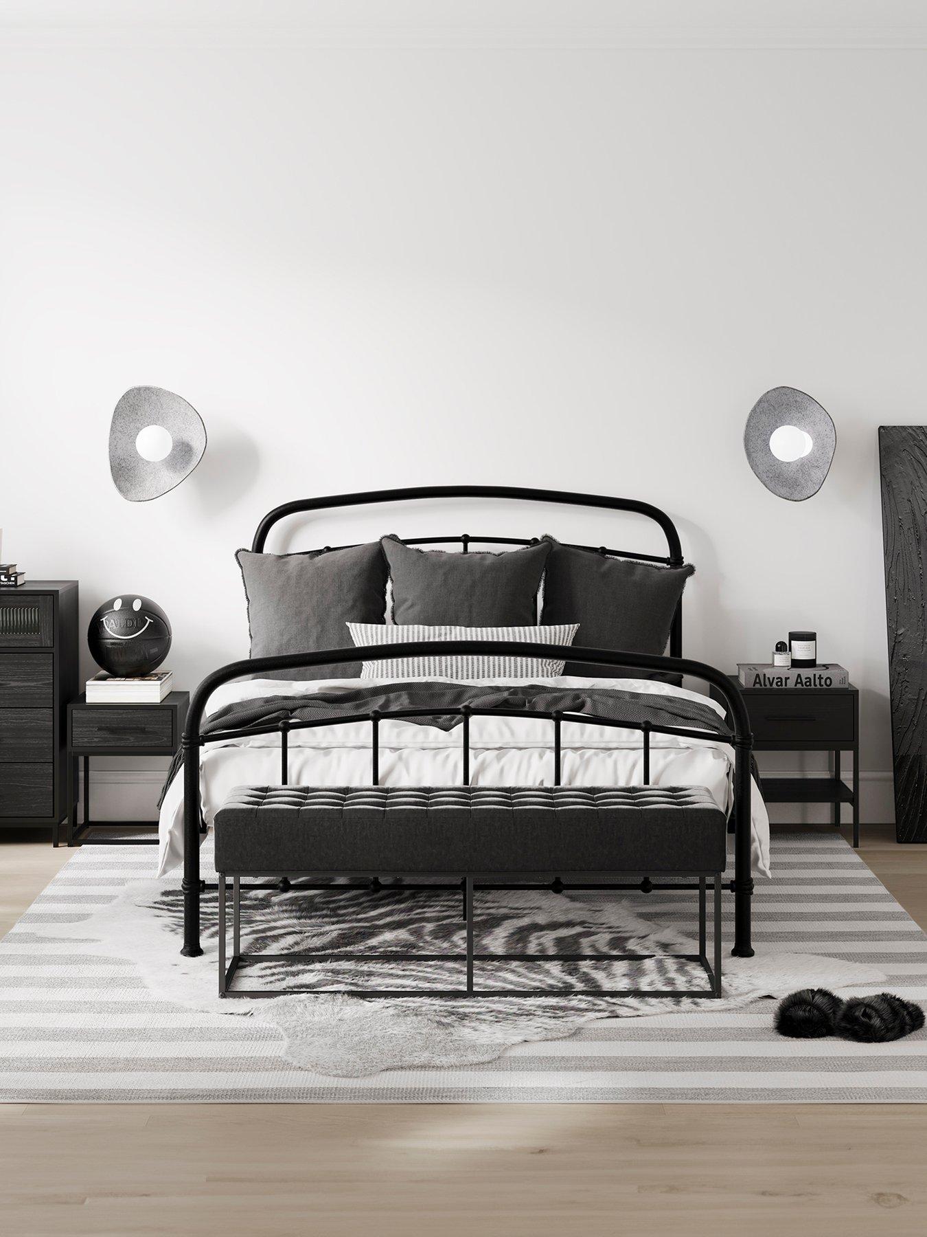 Product photograph of Lpd Home Halston Bed from very.co.uk