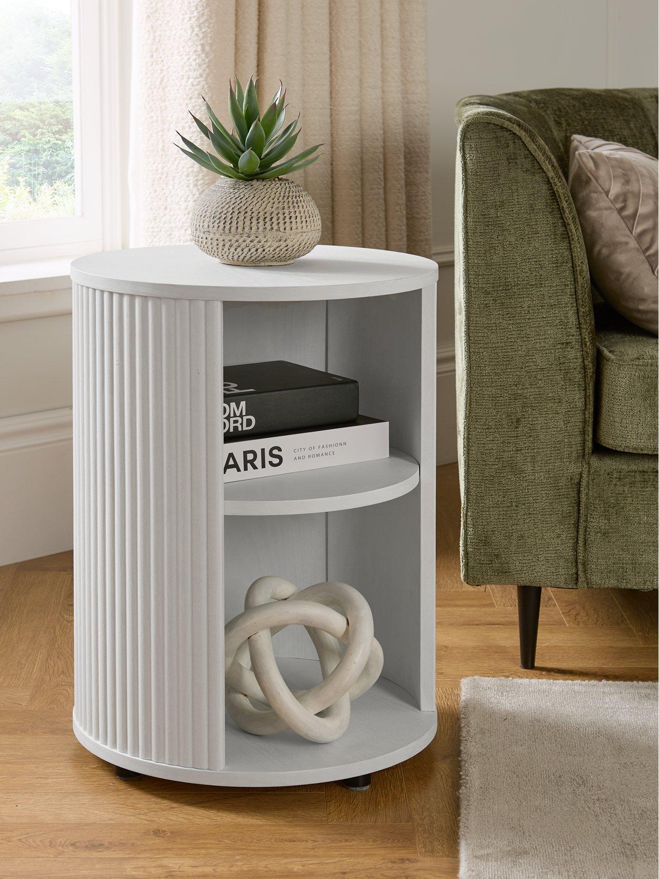 undefined Carina Side Table - White