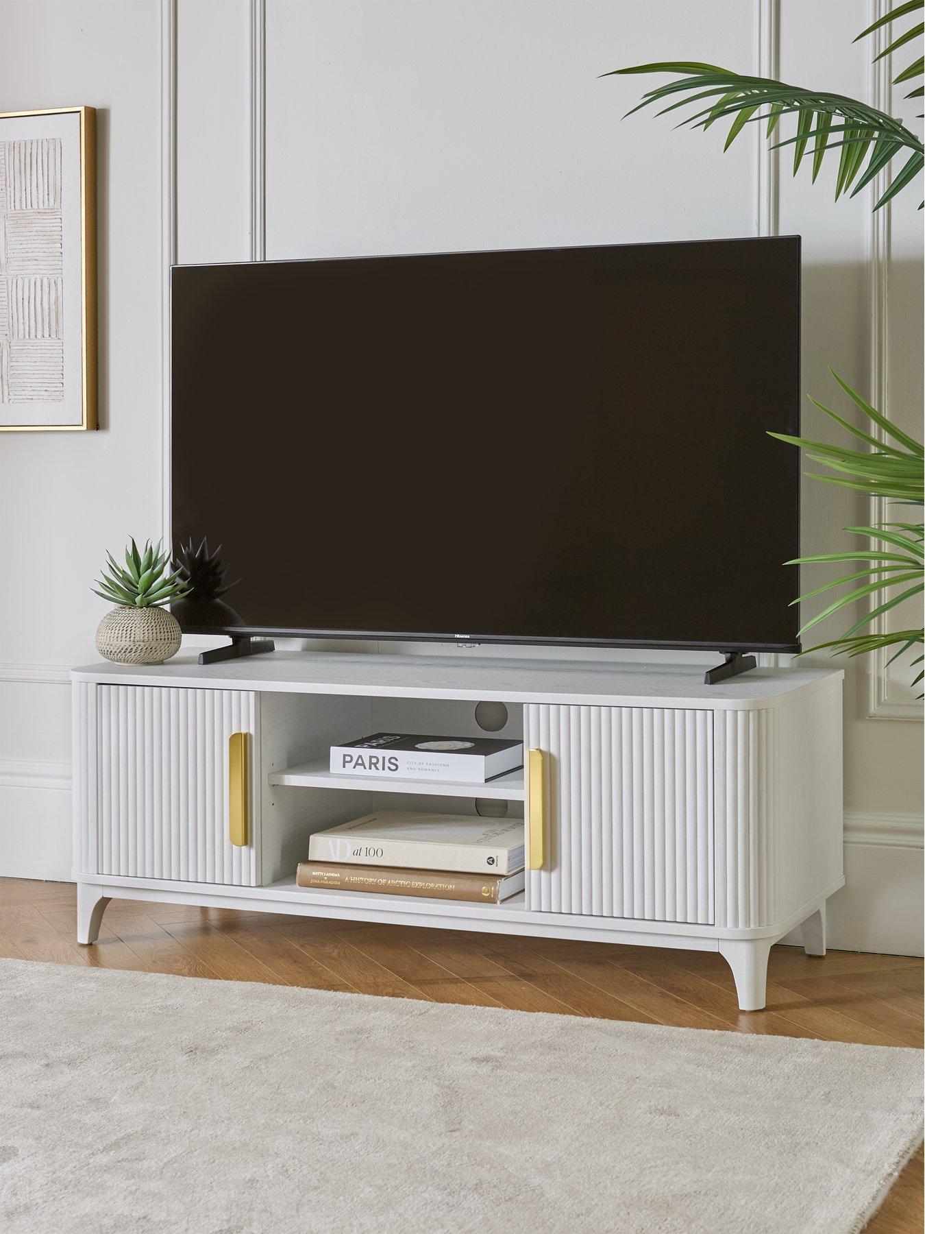 Image 1 of 7 of The Very Collection Carina TV Unit - fits up to 50 inch TV - White - FSC&reg; Certified