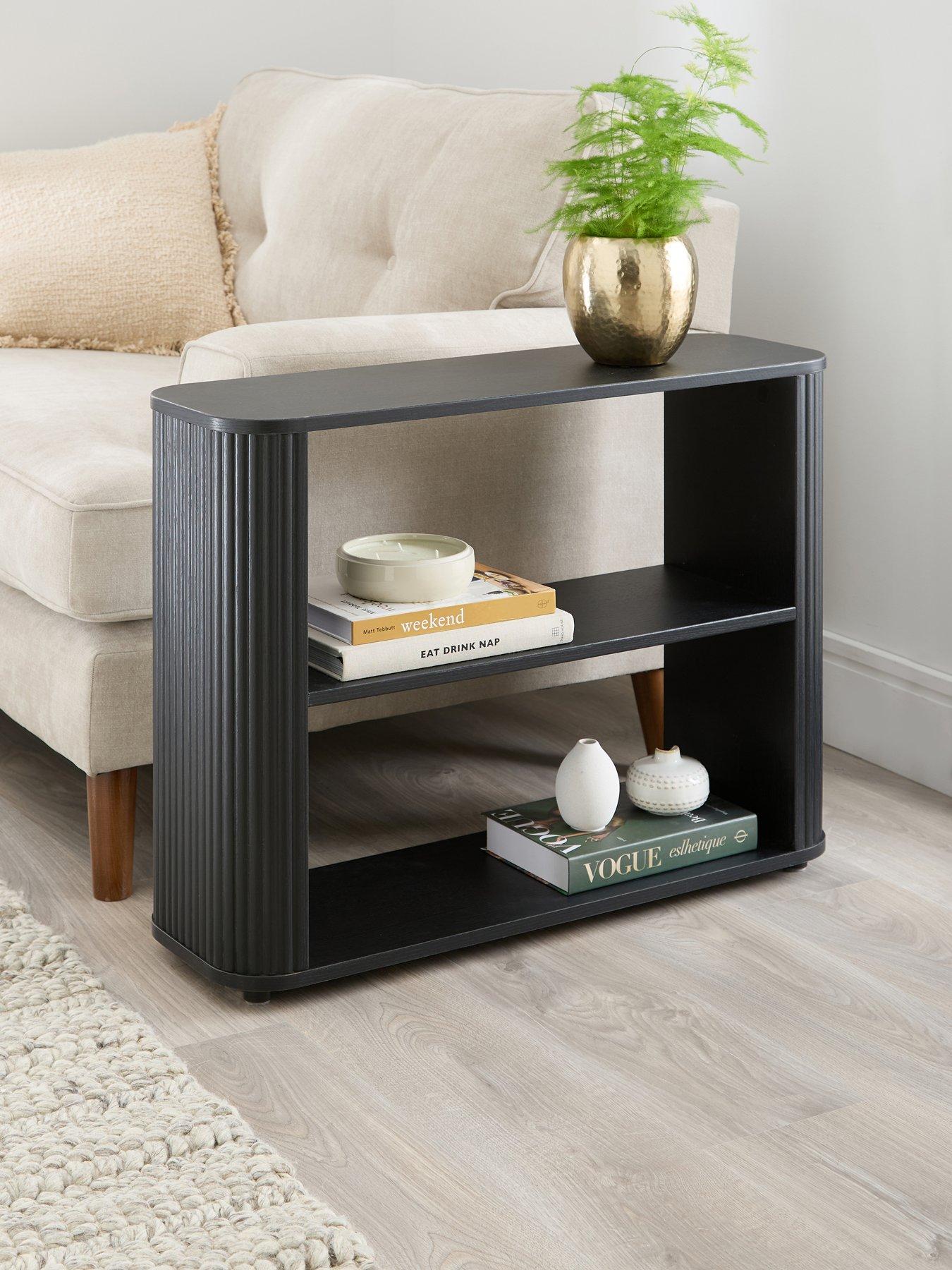 undefined Carina Sofa Side Table - Black