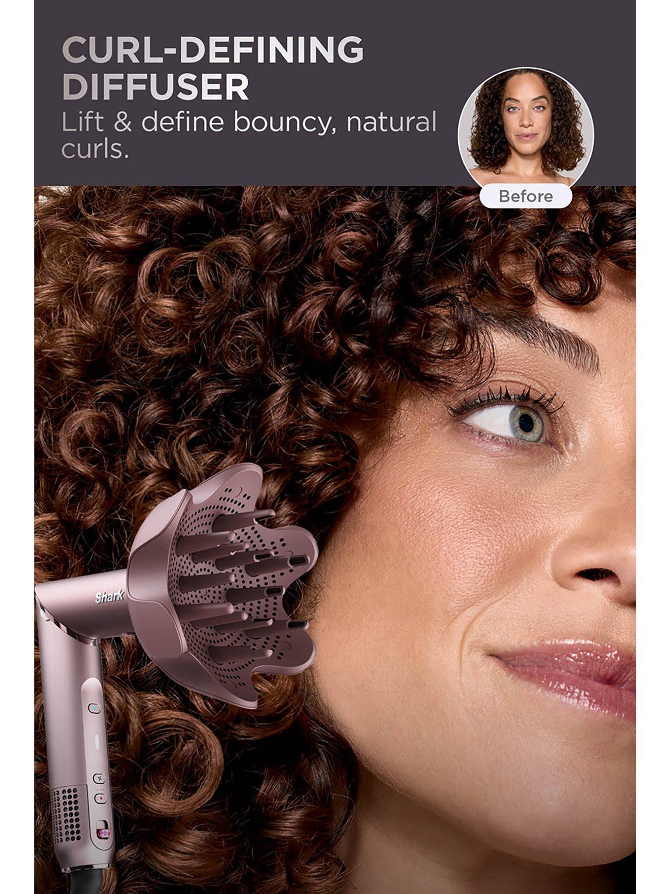 Image 7 of 8 of Shark FlexFusion Straight 5-in-1 Air &amp; Ceramic Styler, Hair Dryer &amp; Straightener with Storage Case - Cosmic Blush -&nbsp;HD652SUK