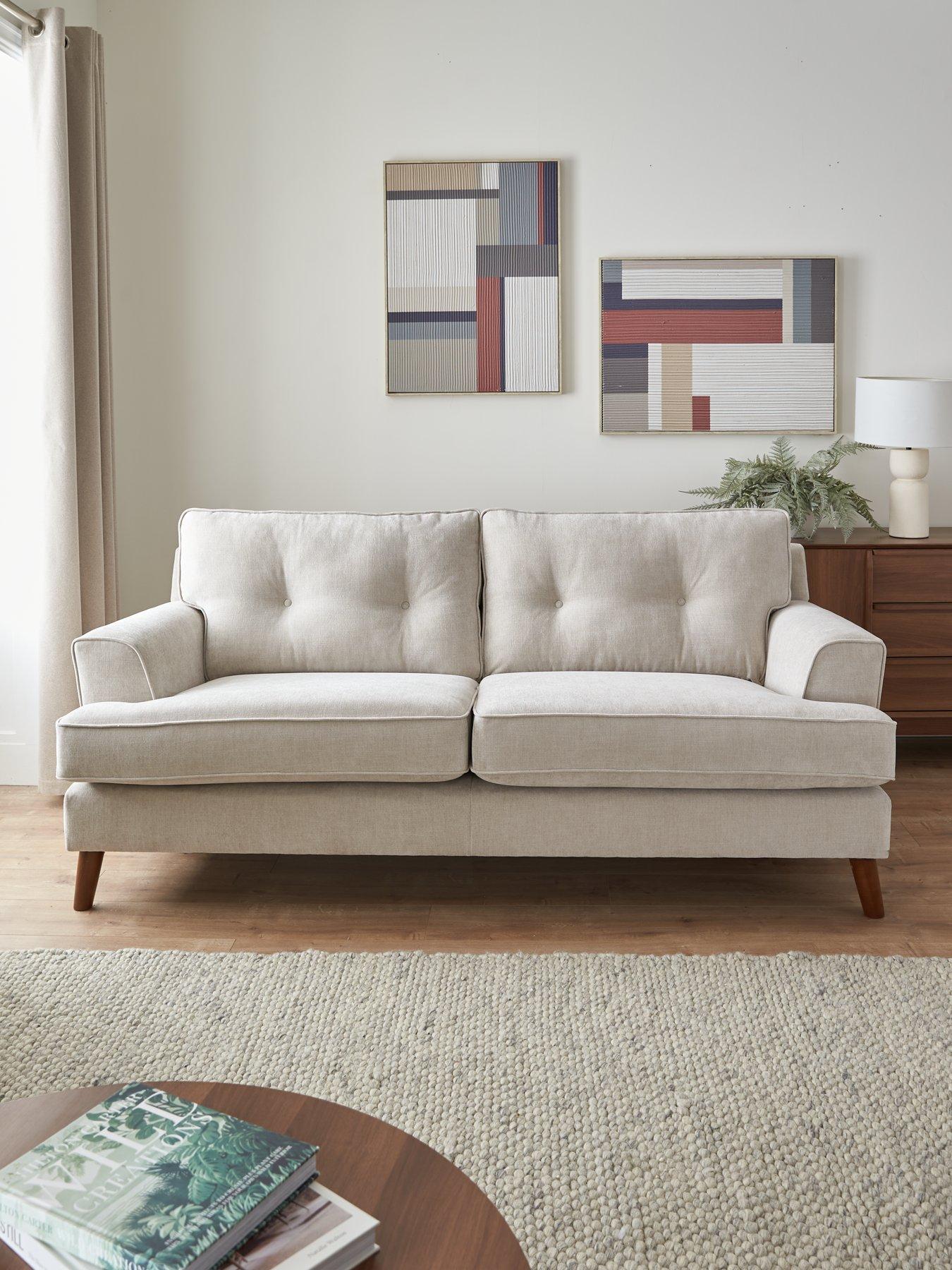 Product photograph of Very Home Malmo 2 Seater Fabric Sofa from very.co.uk