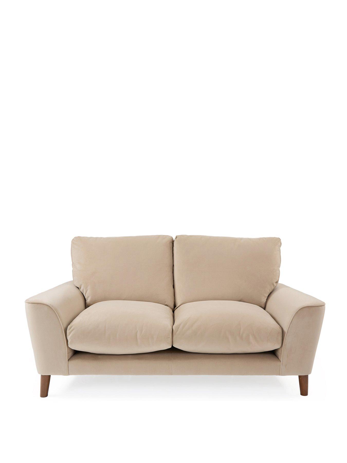 Product photograph of Very Home Astrid Velvet 2 Seater Sofa from very.co.uk