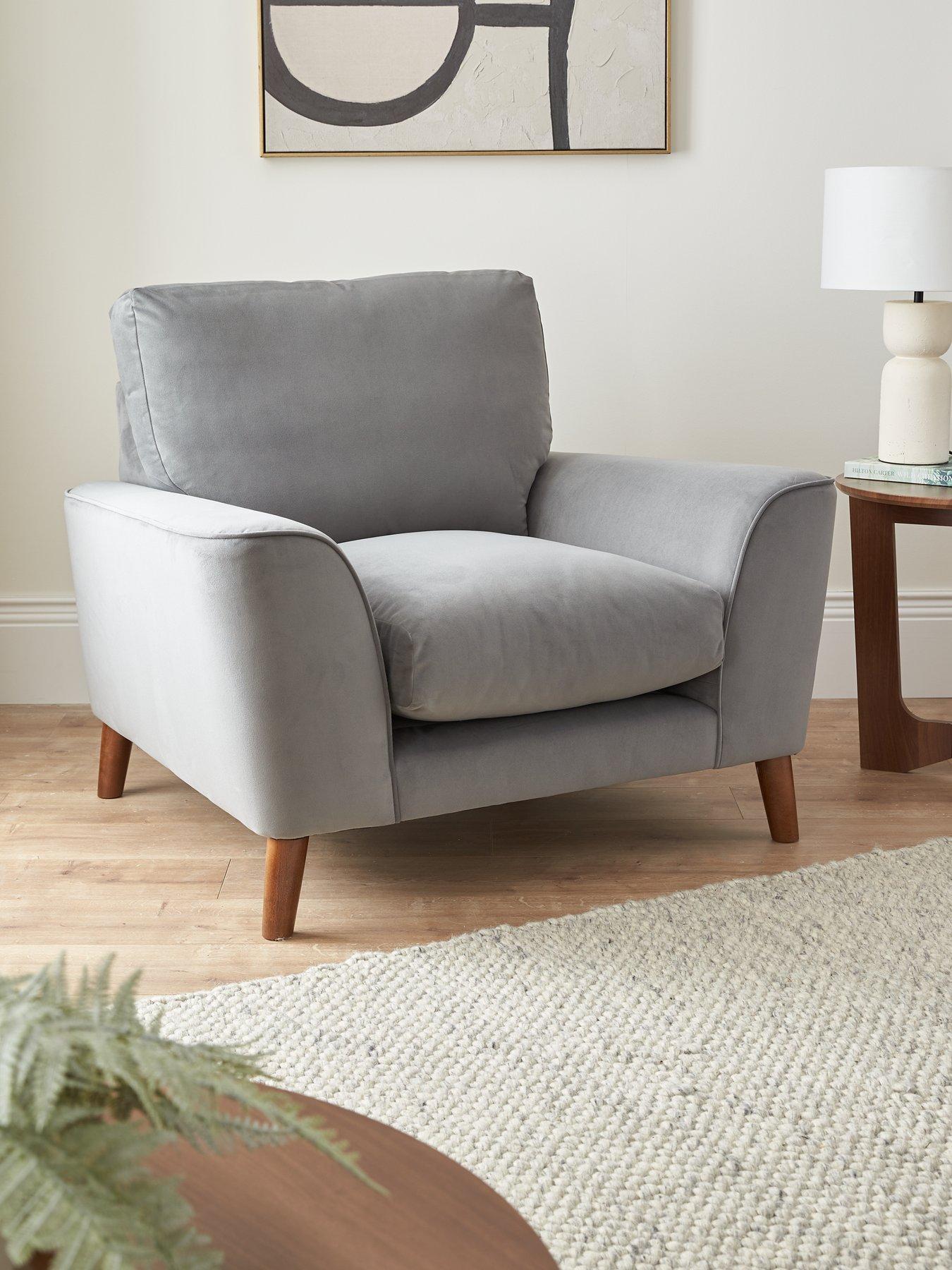 The Very Collection Astrid Velvet Armchair
