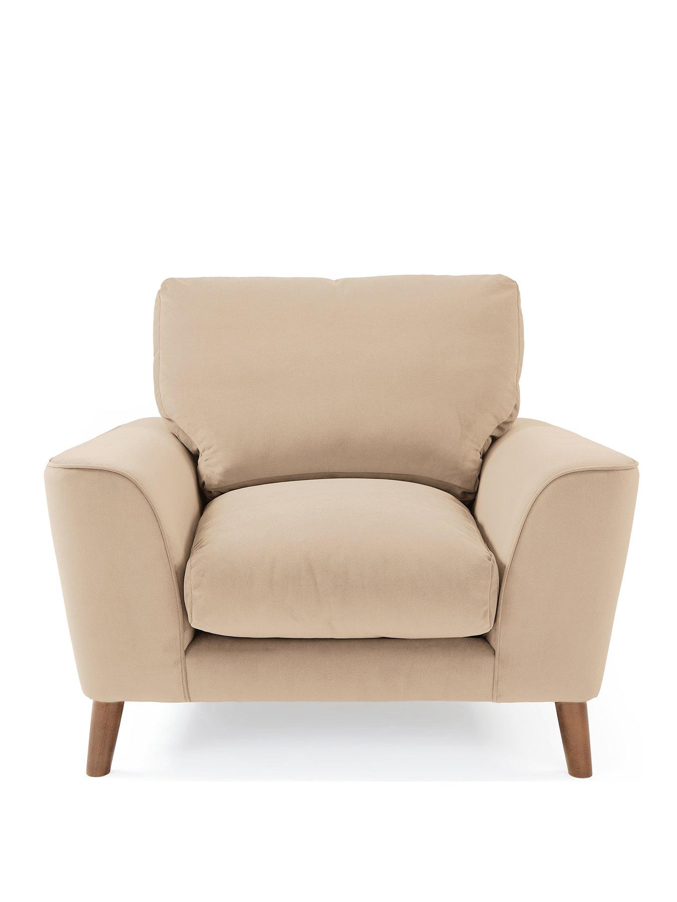Image 2 of 7 of Very Home Astrid Velvet Armchair