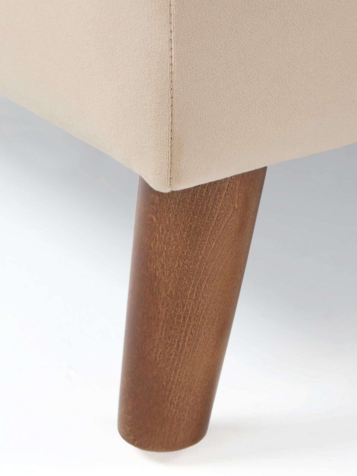 Image 4 of 6 of Very Home Astrid Velvet Footstool