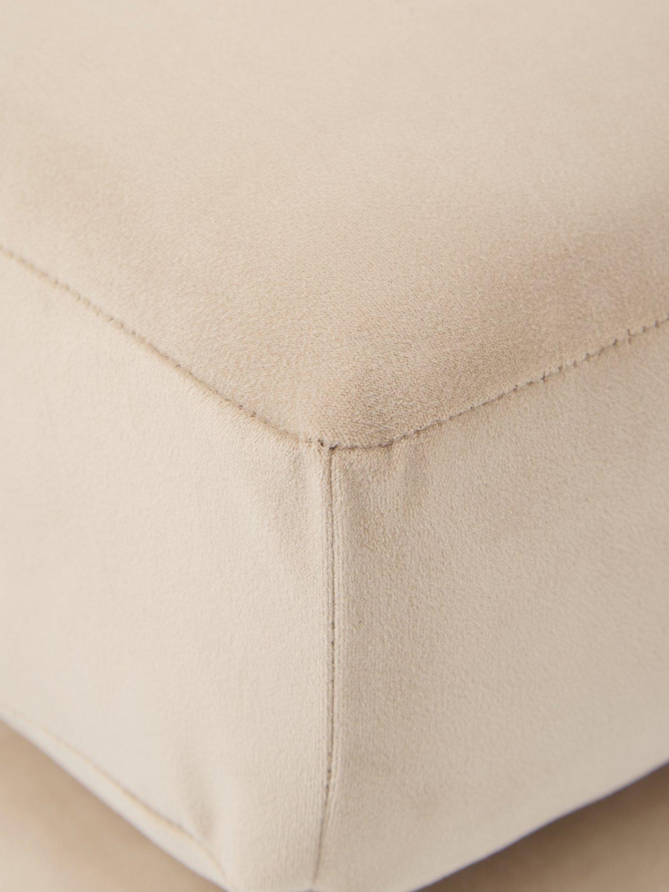 Image 5 of 6 of Very Home Astrid Velvet Footstool