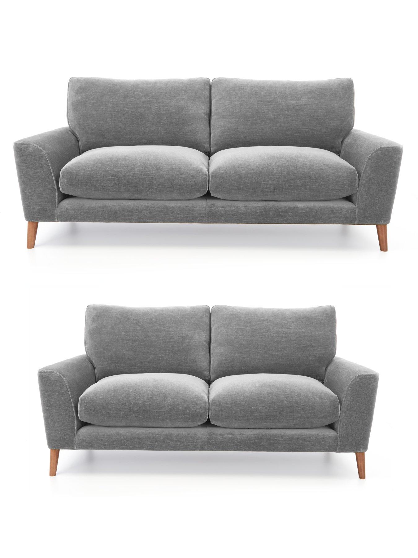 undefined Astrid 3 + 2 Seater Fabric Sofa Set (Buy  &  SAVE!)