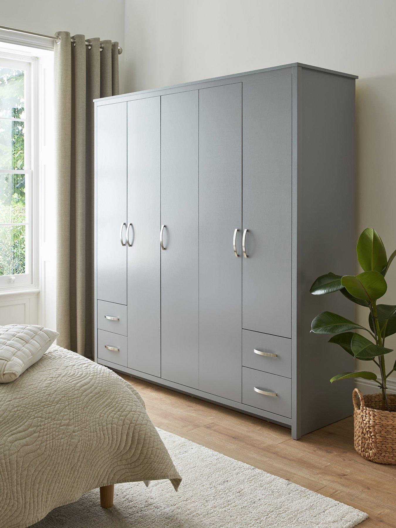 undefined Ely 5 Door, 4 Drawer Wardrobe