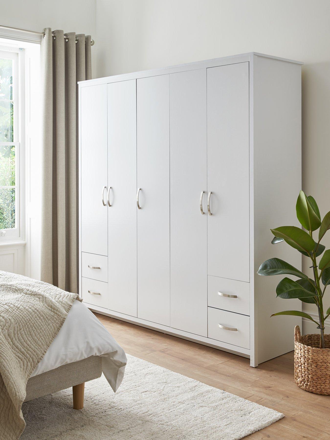 undefined Ely 5 Door, 4 Drawer Wardrobe