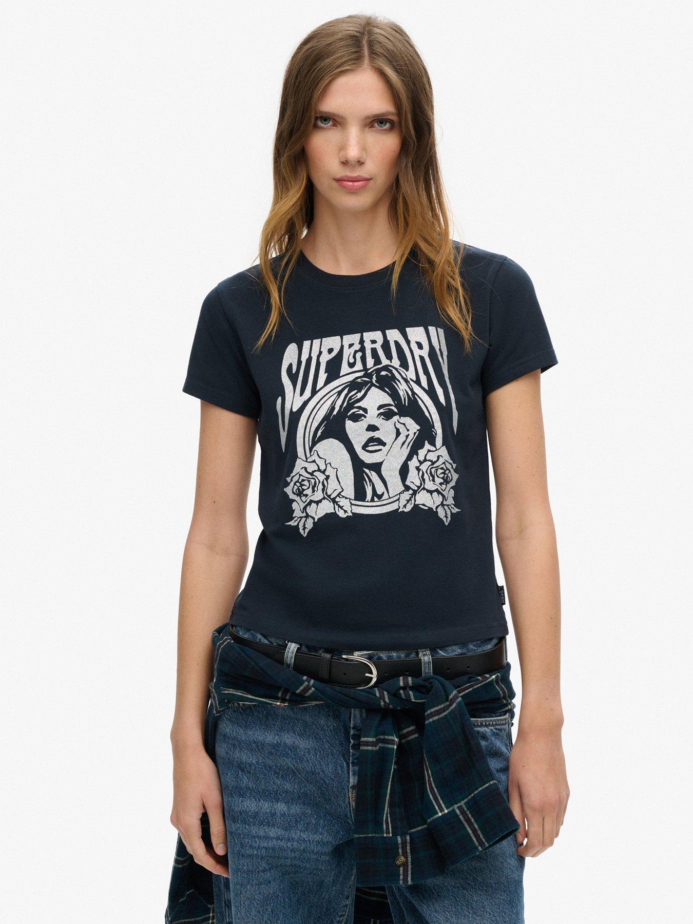 undefined Pop Archive Super Fitted T-Shirt - Navy