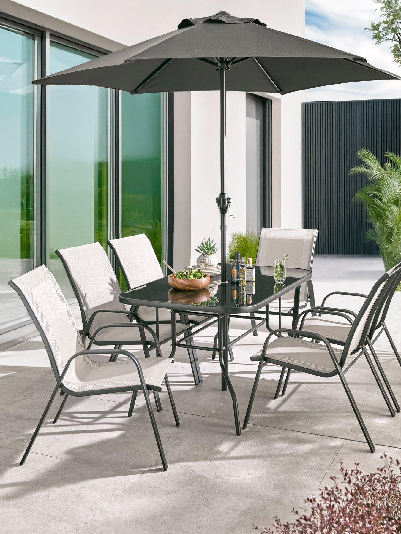 Image 1 of 6 of The Very Collection Province 8 Piece Dining Set