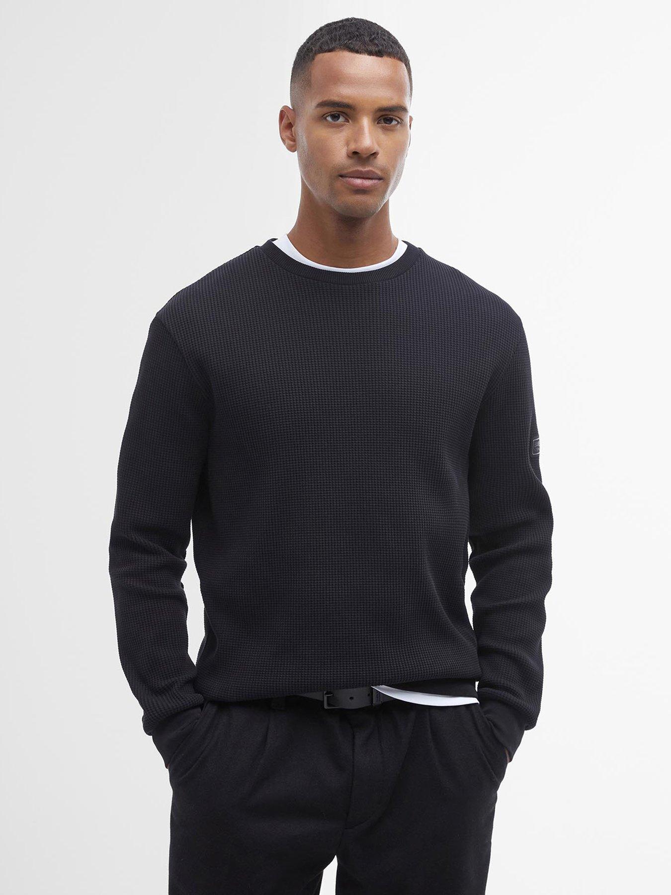 undefined Curve Crew Sweat Top - Black