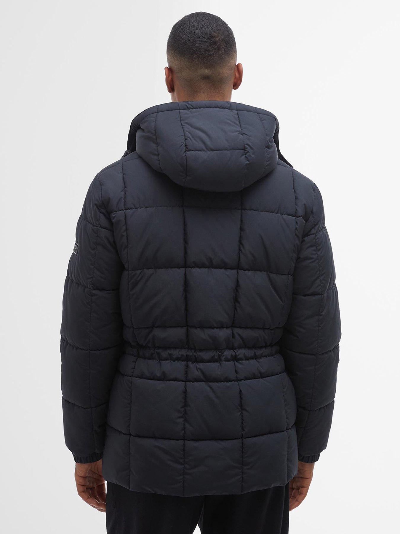 Image 2 of 6 of Barbour International Gillside Hooded Padded Jacket - Black