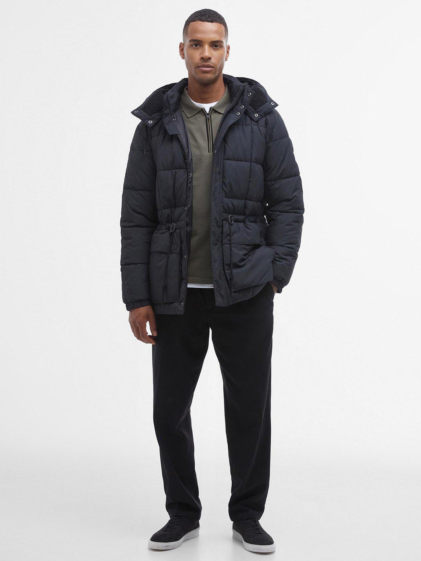 Image 3 of 6 of Barbour International Gillside Hooded Padded Jacket - Black