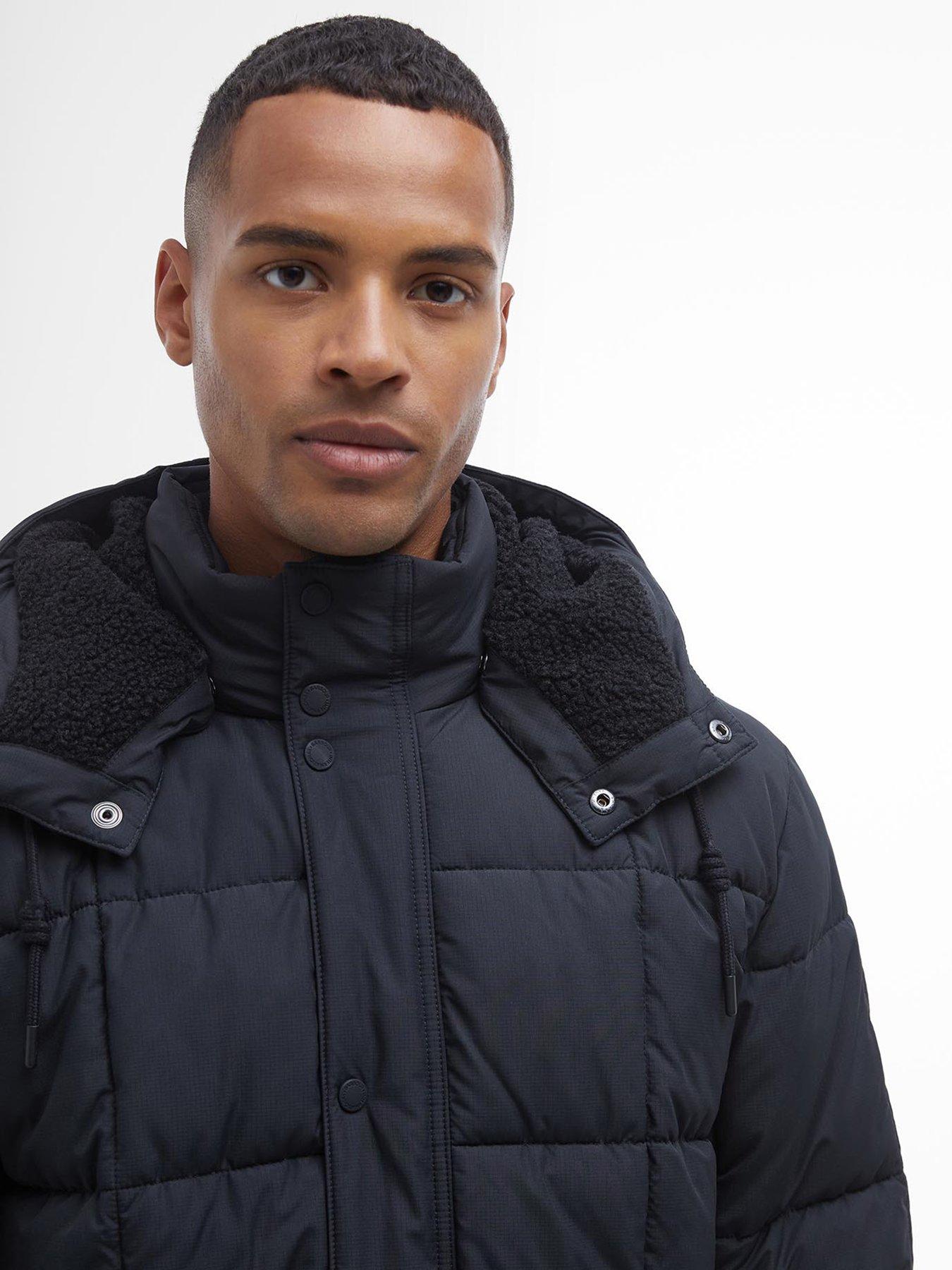 Image 4 of 6 of Barbour International Gillside Hooded Padded Jacket - Black