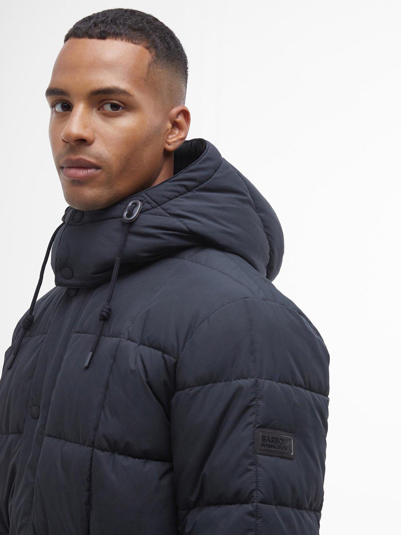 Image 5 of 6 of Barbour International Gillside Hooded Padded Jacket - Black