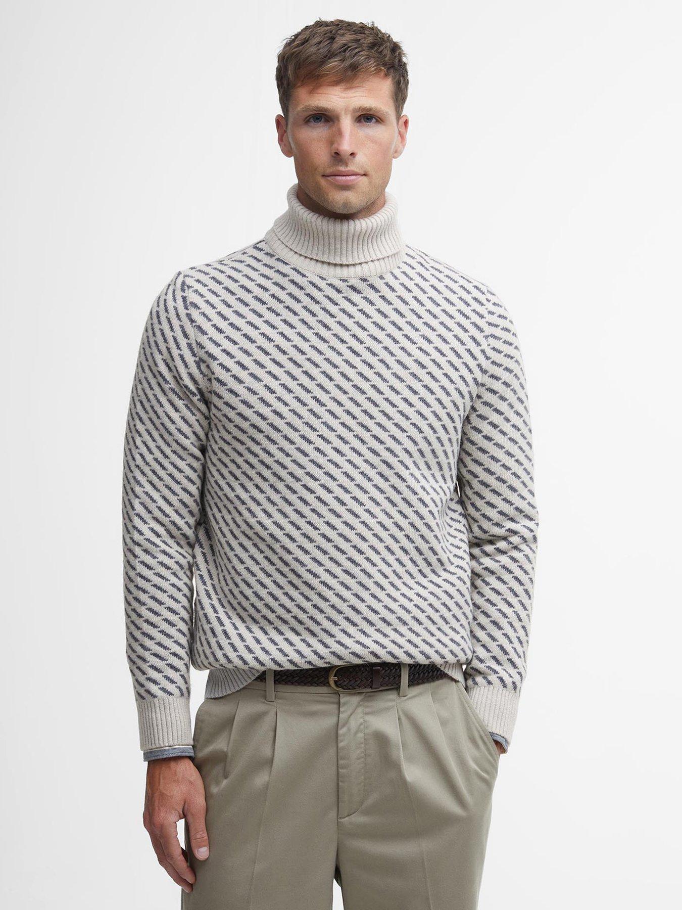 undefined Masham Roll Neck Knitted Jumper - Off White