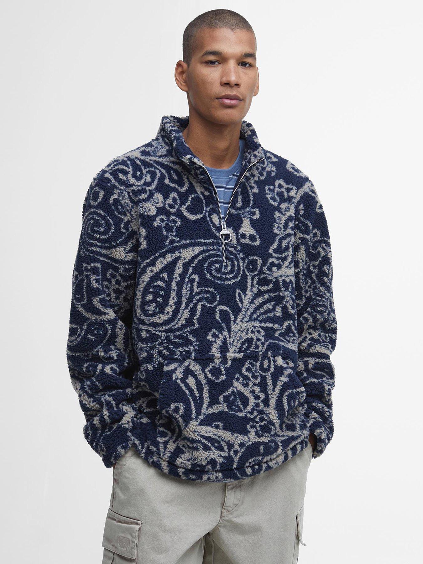 undefined Fergus Half Zip Sweat Top - Multi