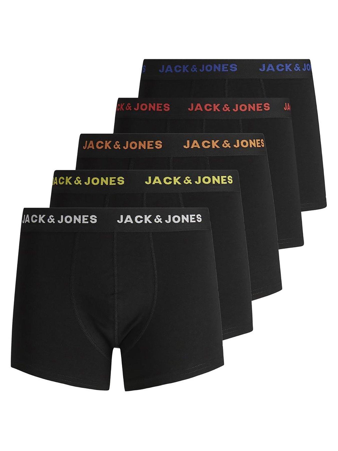 JACK & JONES Jacblack friday trunks (5-pack), heren boxers, zwart