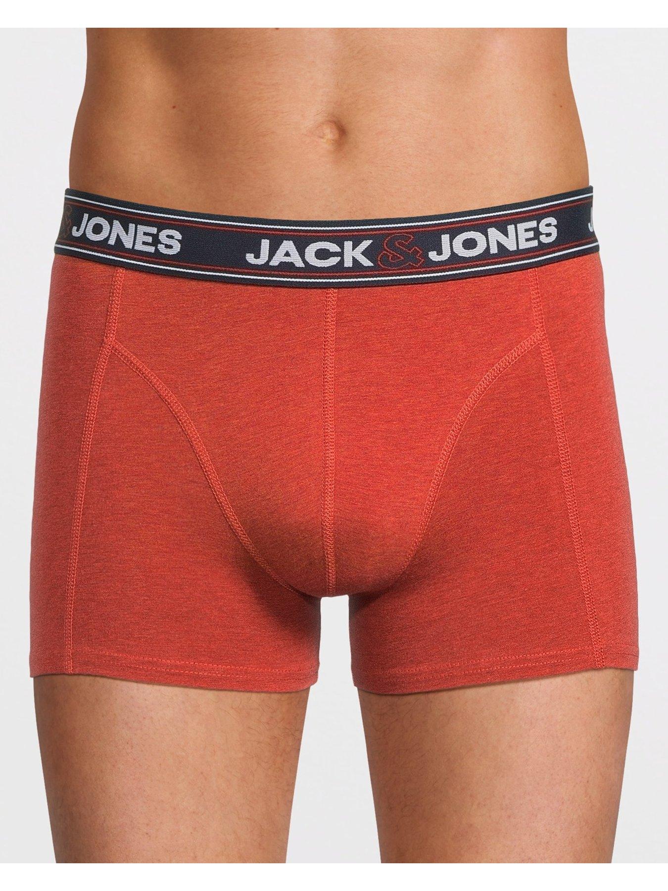 Image 2 of 4 of Jack & Jones John 3 Pack Trunks 3 Pack - Multi