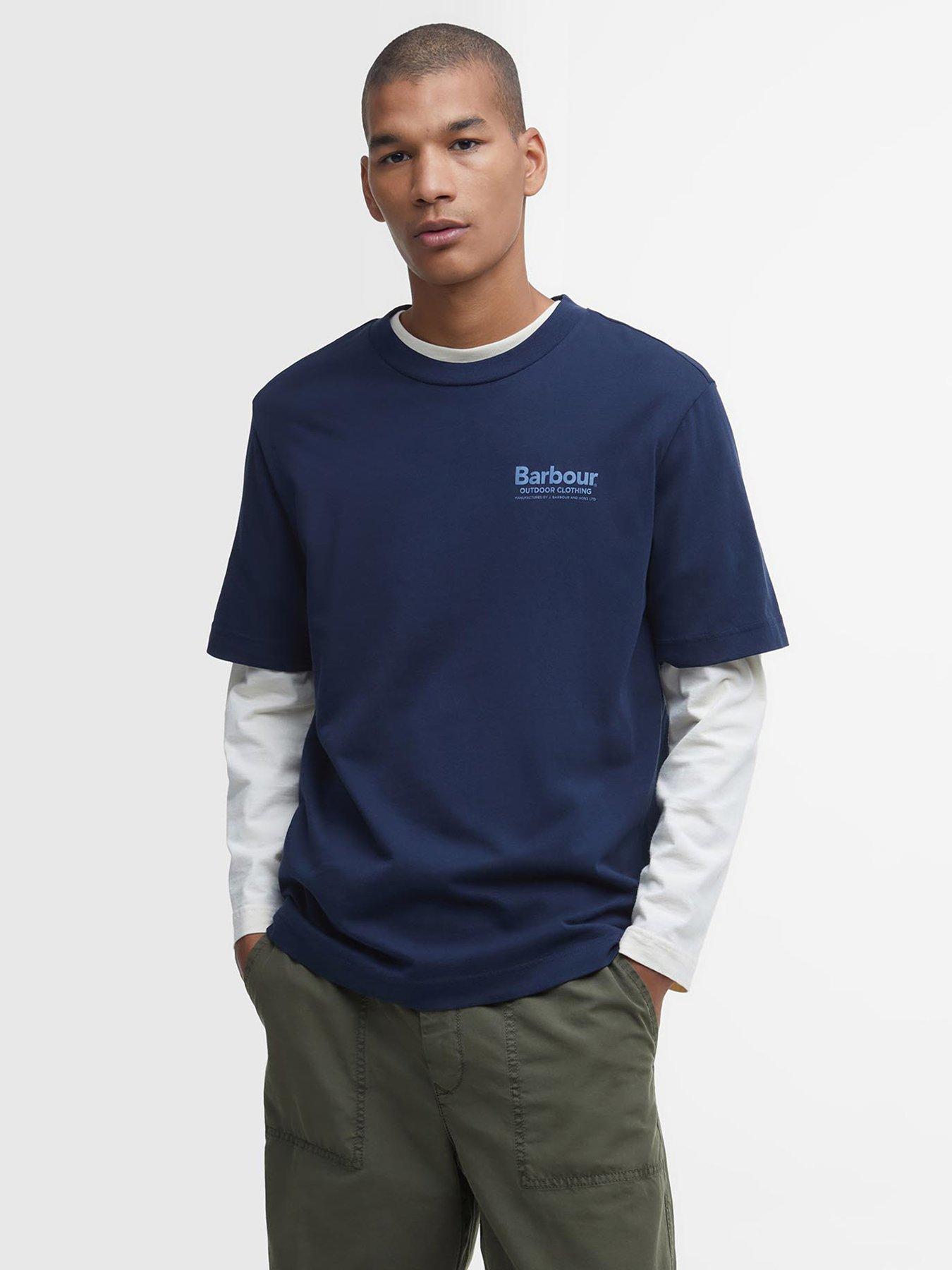undefined Thornley Relaxed Fit Graphic T-Shirt - Navy