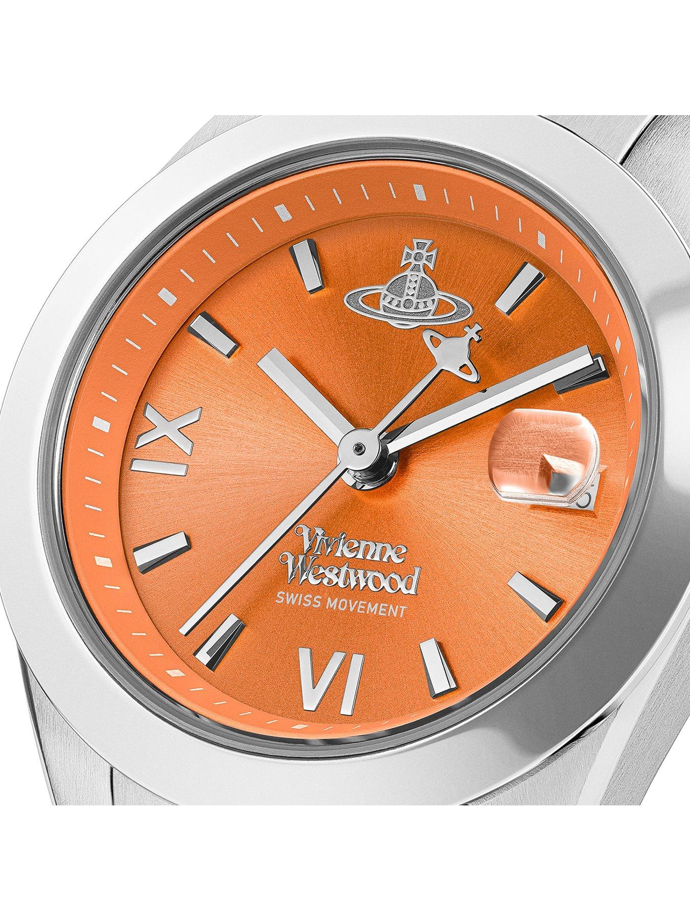 Vivienne Westwood Fenchurch Ladies Quartz Watch with Orange Dial