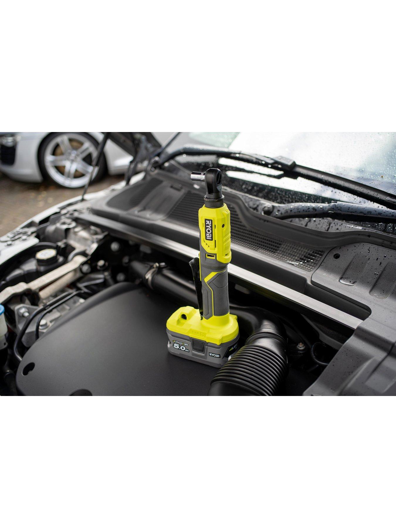 Clé à Cliquet Sans Fil Ryobi R18RW3-0 3/8" - 18V | Pour Voiture Et Moto - Couple 60Nm - Outil Nu (Sans Batterie)