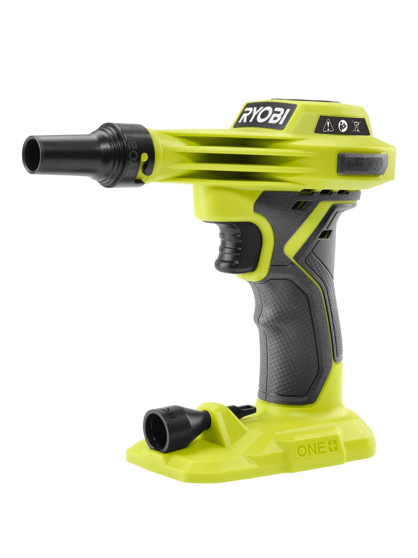 Product photograph of Ryobi Rvi18-0 High Vol Inflator Pack Gbox from very.co.uk