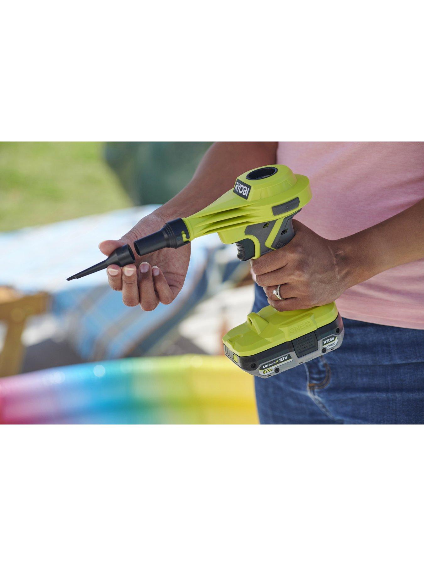 18v Cordless Ryobi High Volume Power Inflator RYOBI RVI18-0 High