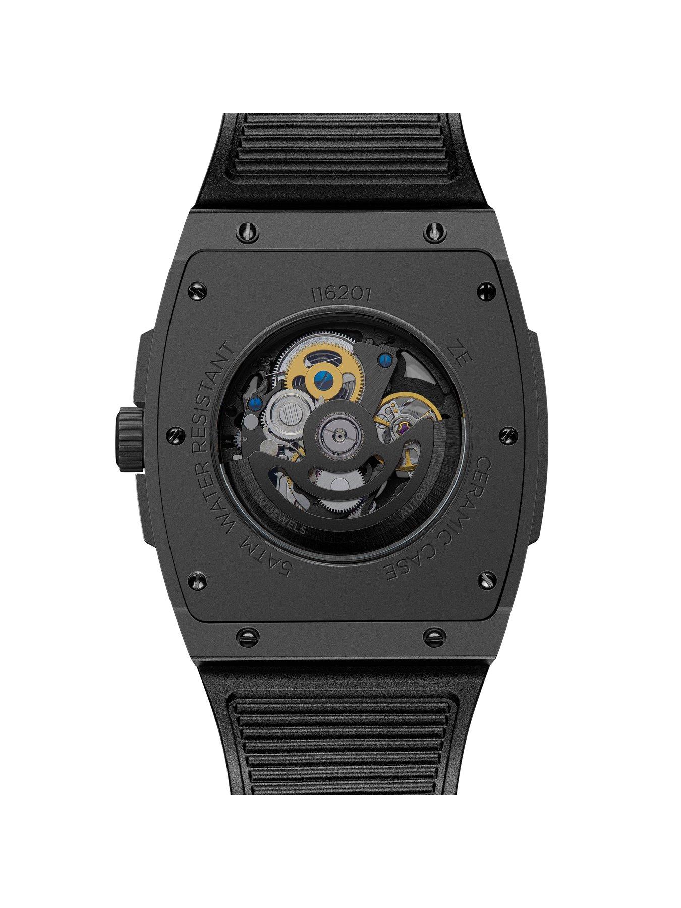 Image 4 of 5 of Ingersoll 1892 The Rim Automatic Mens Watch With Black Skeleton Dial - Black