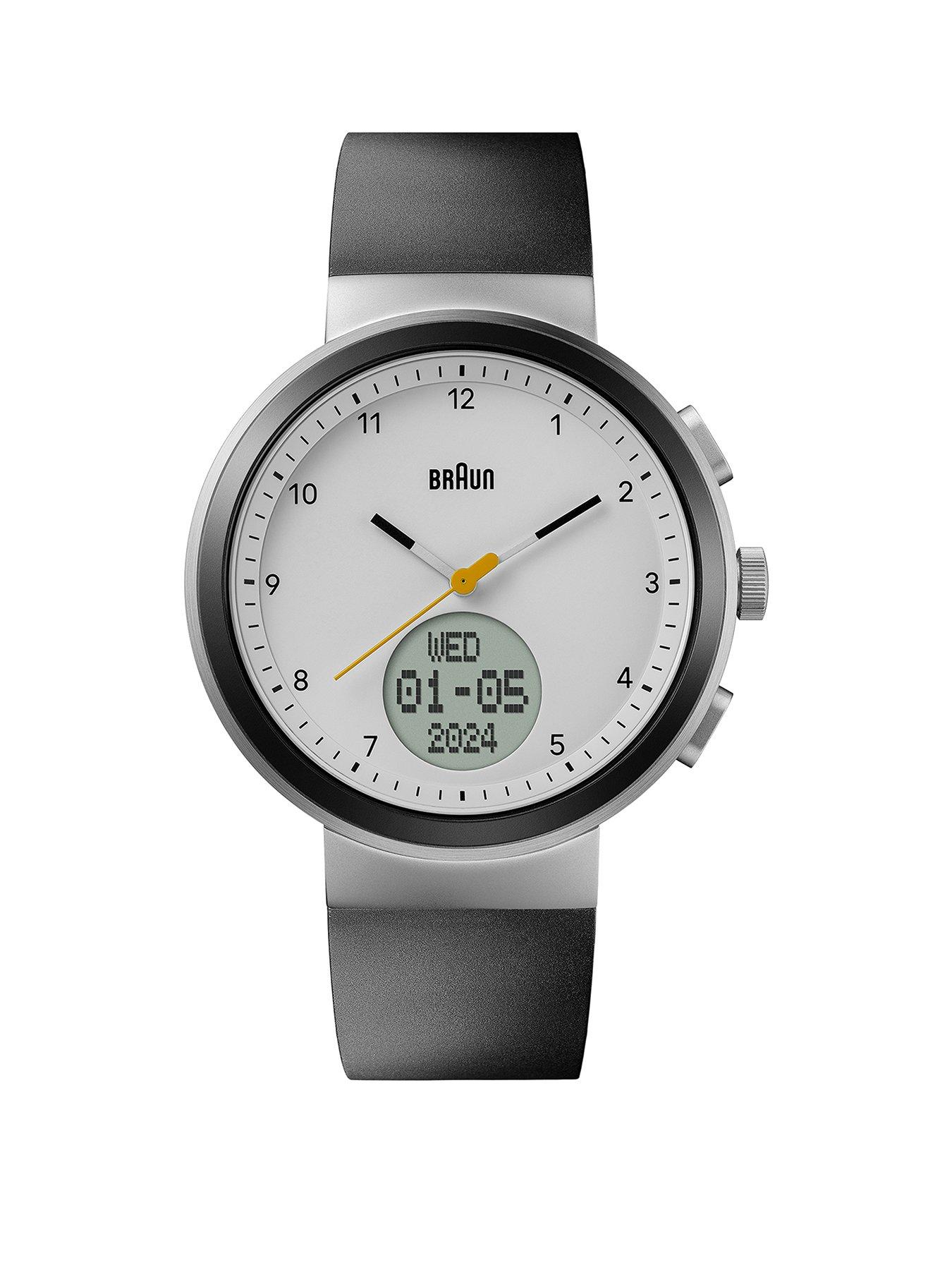undefined Step Counter Watch with Silicon Black Strap