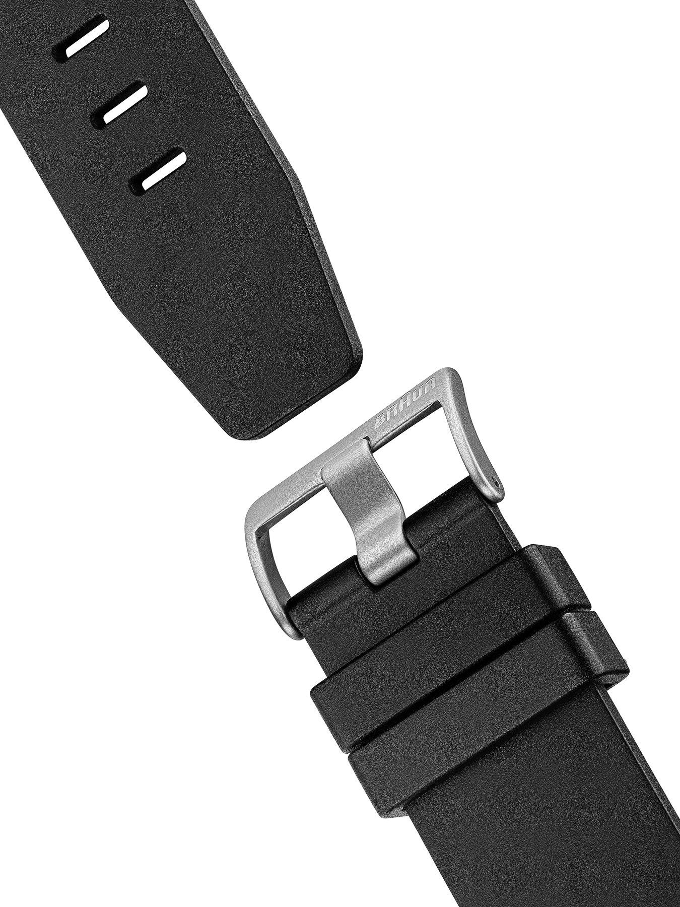 Image 7 of 7 of Braun Step Counter Watch with Silicon Black Strap