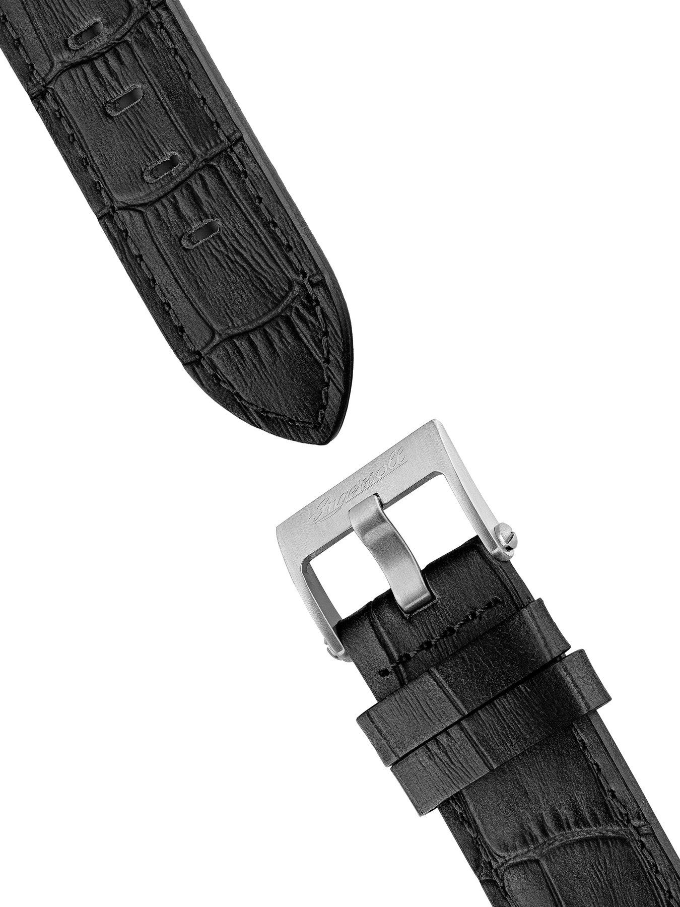 Image 4 of 5 of Ingersoll 1892 The Spirit: Automatic Mens Watch With Black Dial And Black Leather Strap