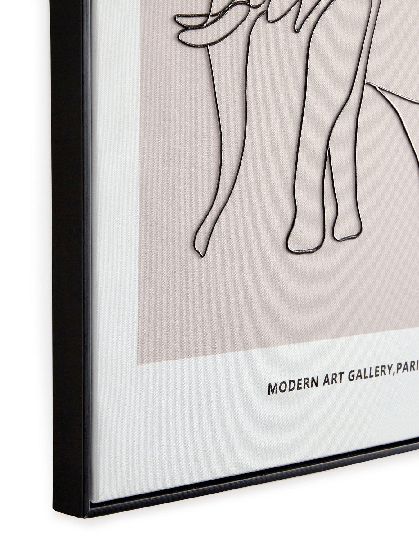 Image 4 of 5 of The Very Collection Minimalist Art Collection &ndash; Elephant Printed Wall Art