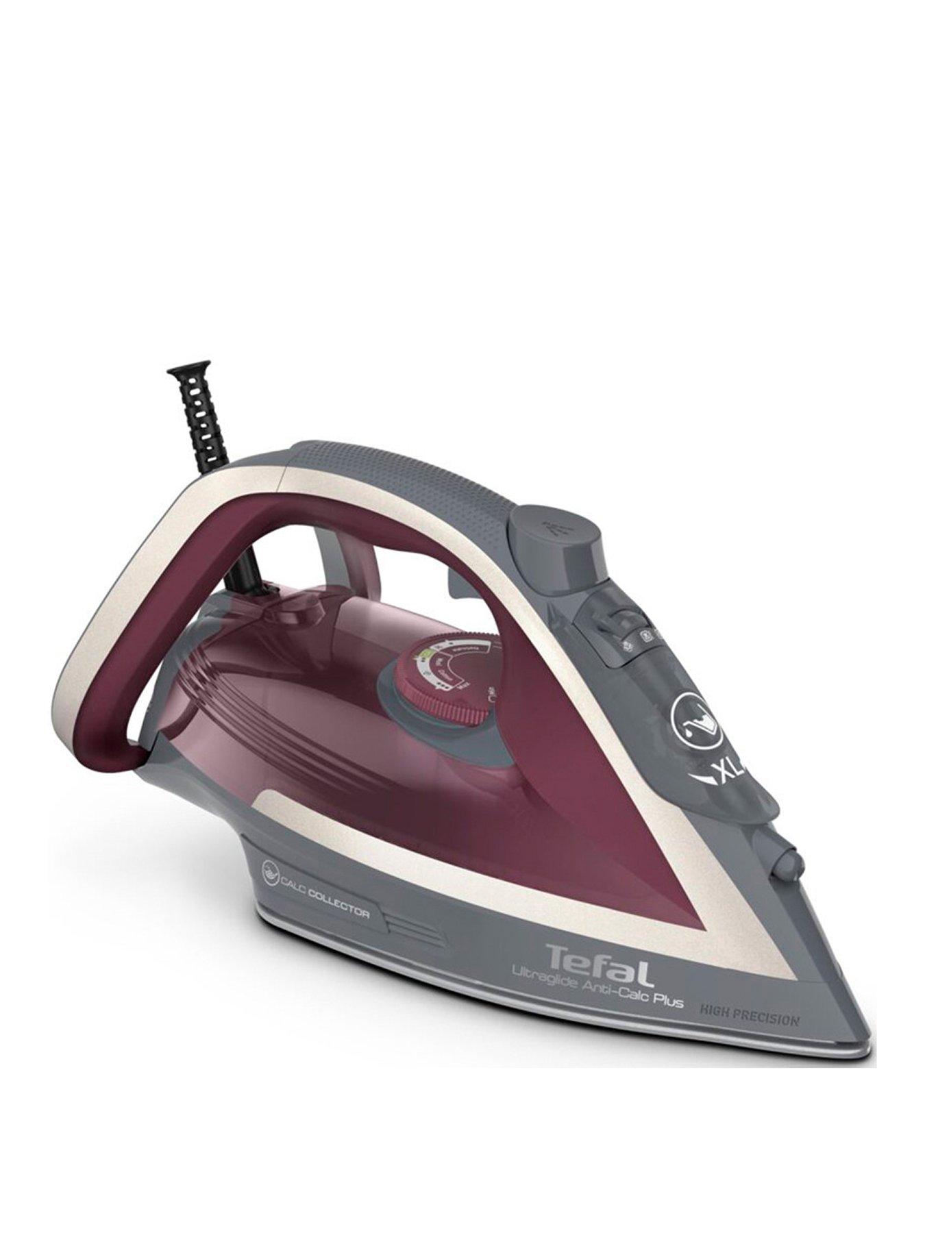 Image of Tefal Ultraglide + Steam Iron, Ruby  &  White