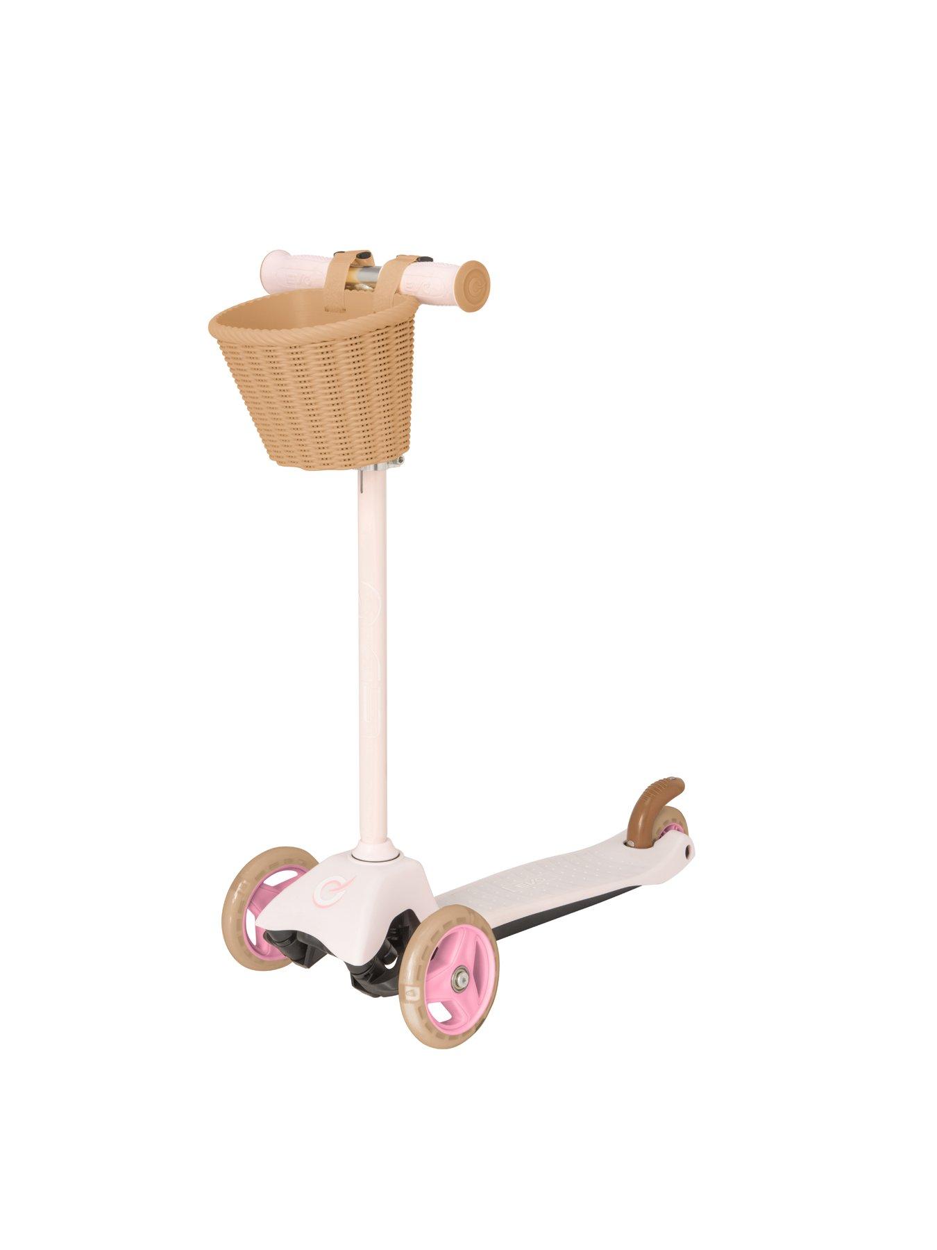 Image 3 of 7 of EVO Mini Cruiser with Basket - Pastel Pink