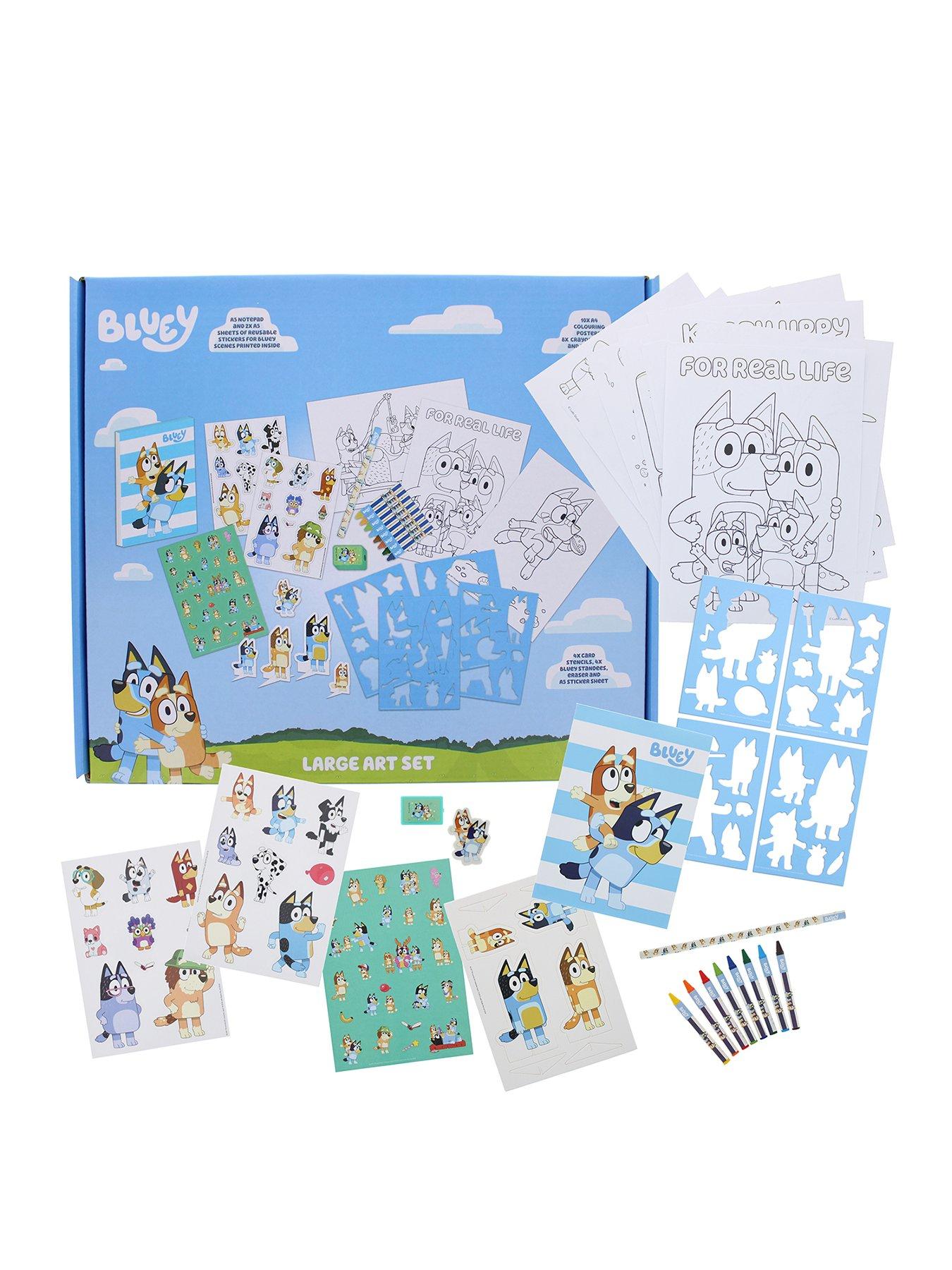 Image 1 of 7 of Bluey Large Art Set