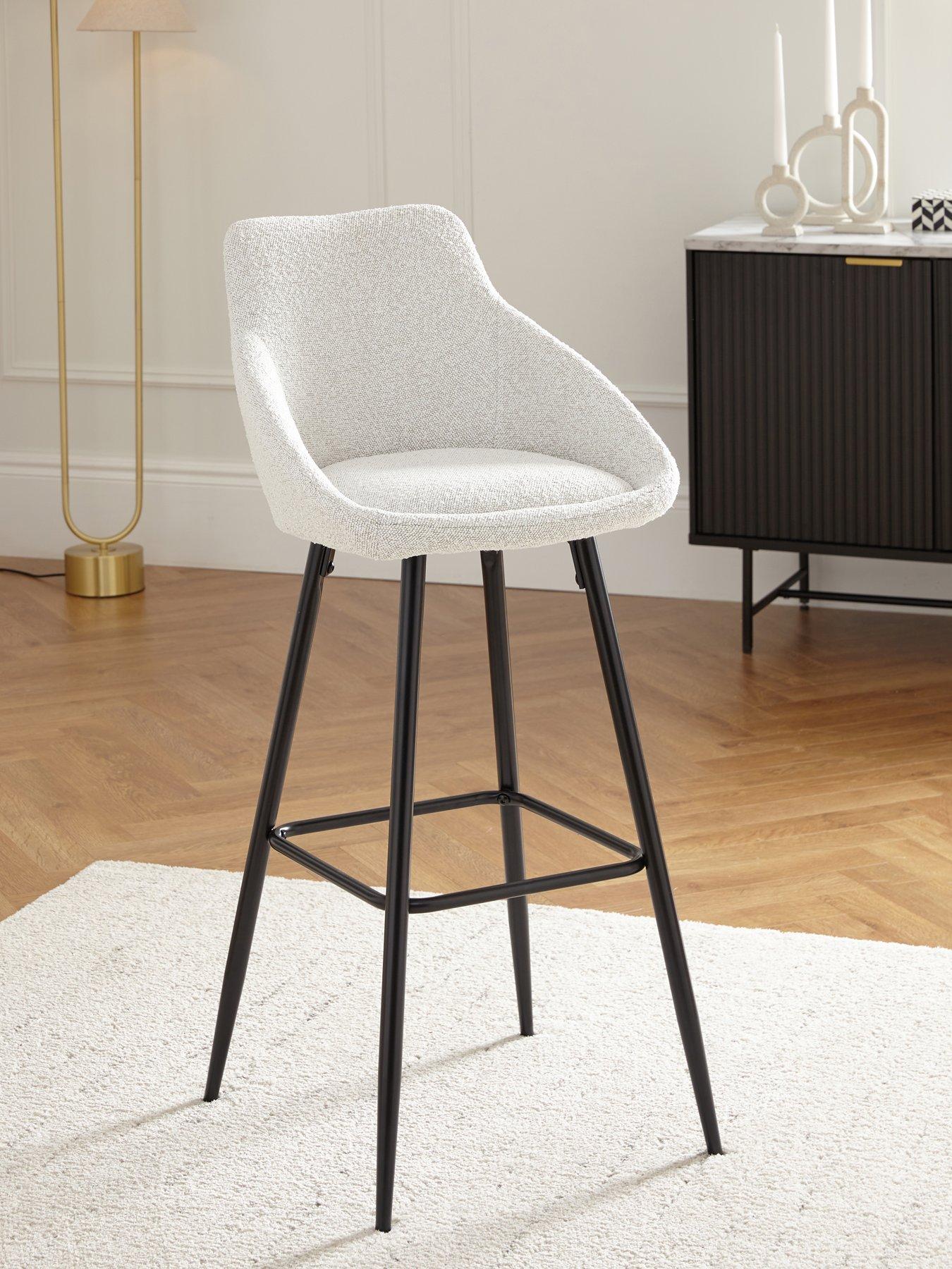 undefined Dahlia Bar Stool - Cream Boucle - FSC® Certified