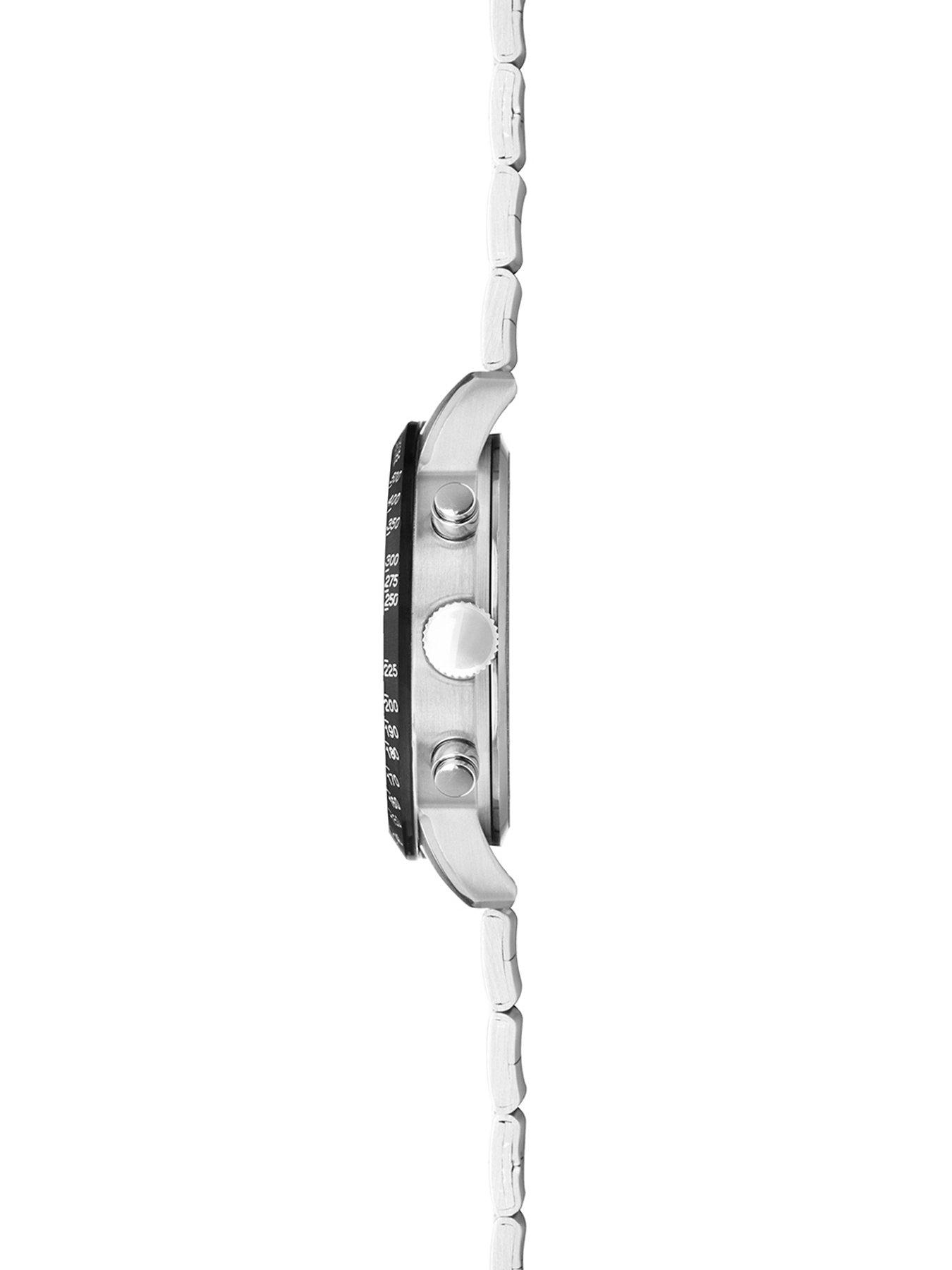 Image 5 of 6 of Sekonda Mens Velocity Silver Stainless Steel Bracelet with Blue Dial Chronograph Gift Set