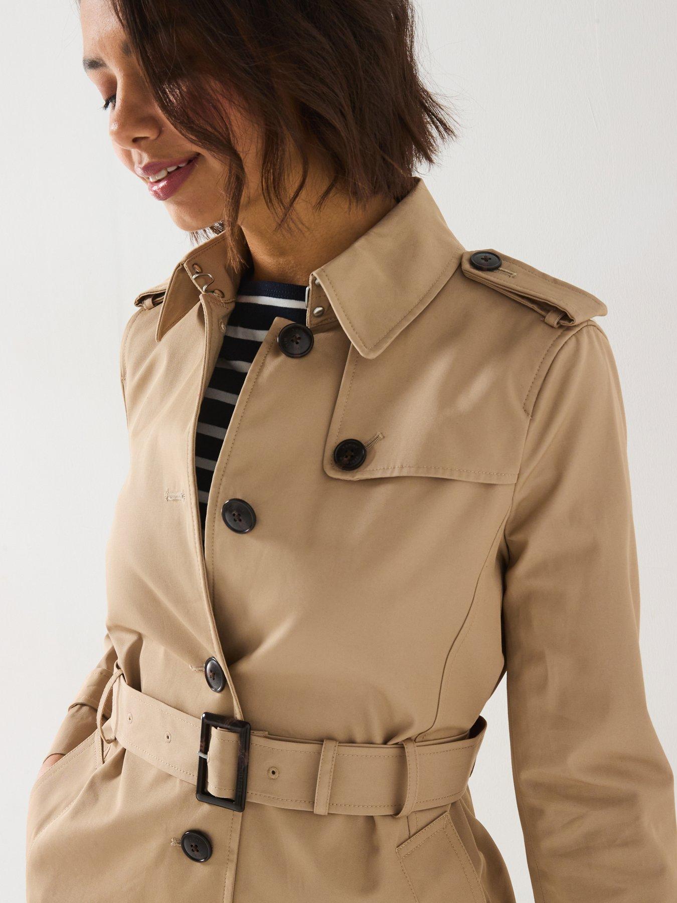 Tommy Hilfiger Heritage Single Breasted Trench Coat Beige Very