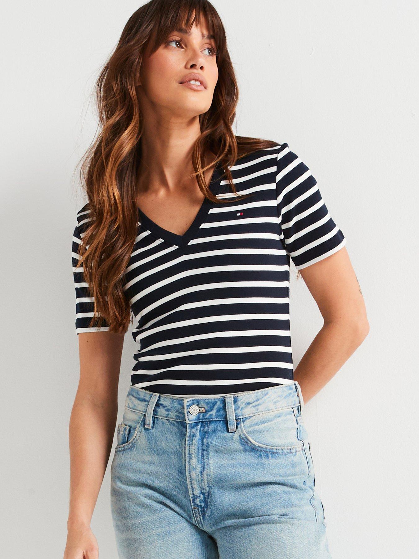 undefined Slim V-Neck T-Shirt - Multi