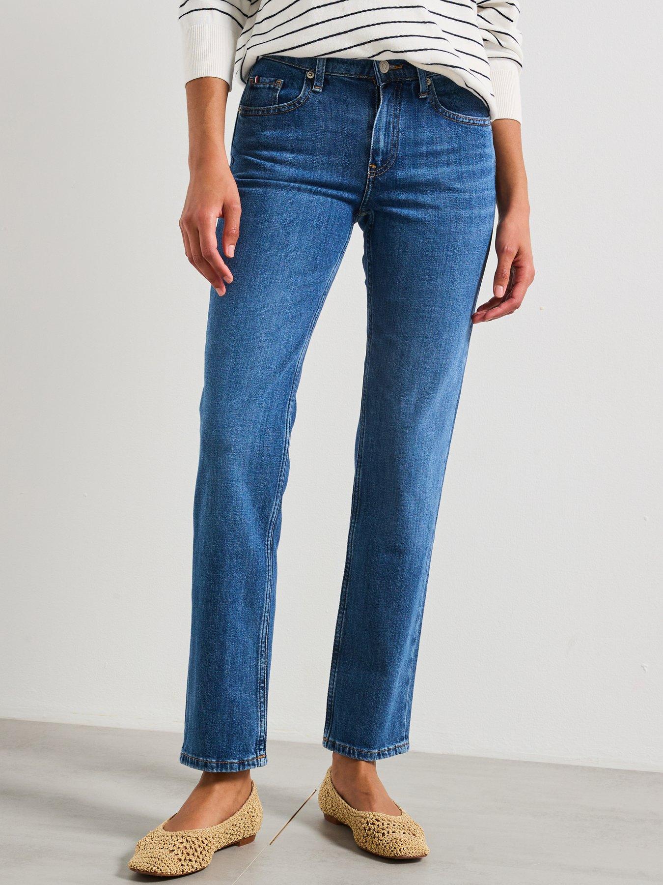 undefined Classic Straight Leg Jeans - Blue