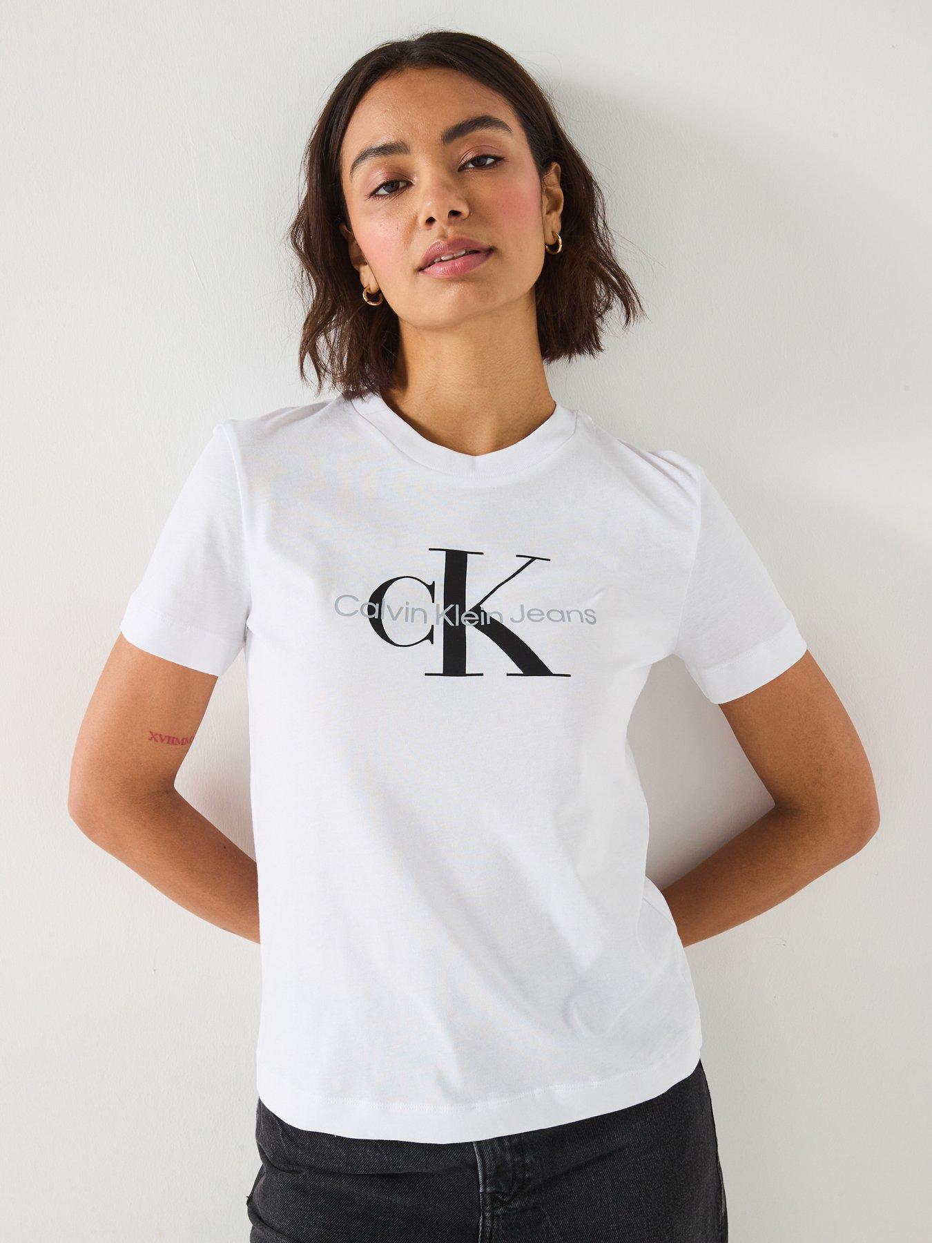 undefined Monologo Regular T-Shirt - White